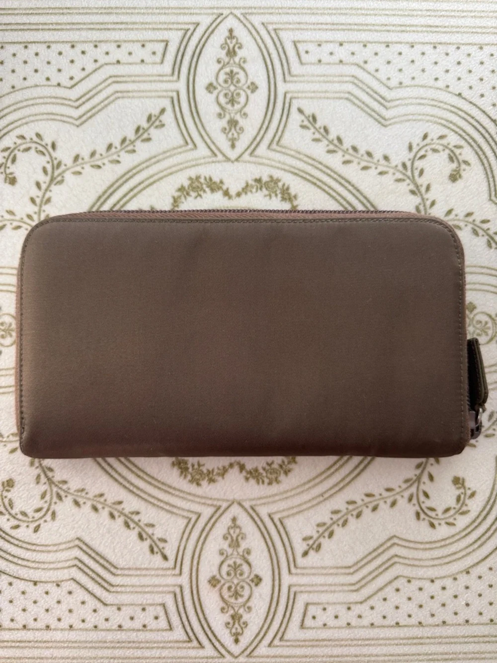 Prada Tessuto Nylon Zip Around Wallet Triangle Logo — COA Like New - Picture 2 of 7